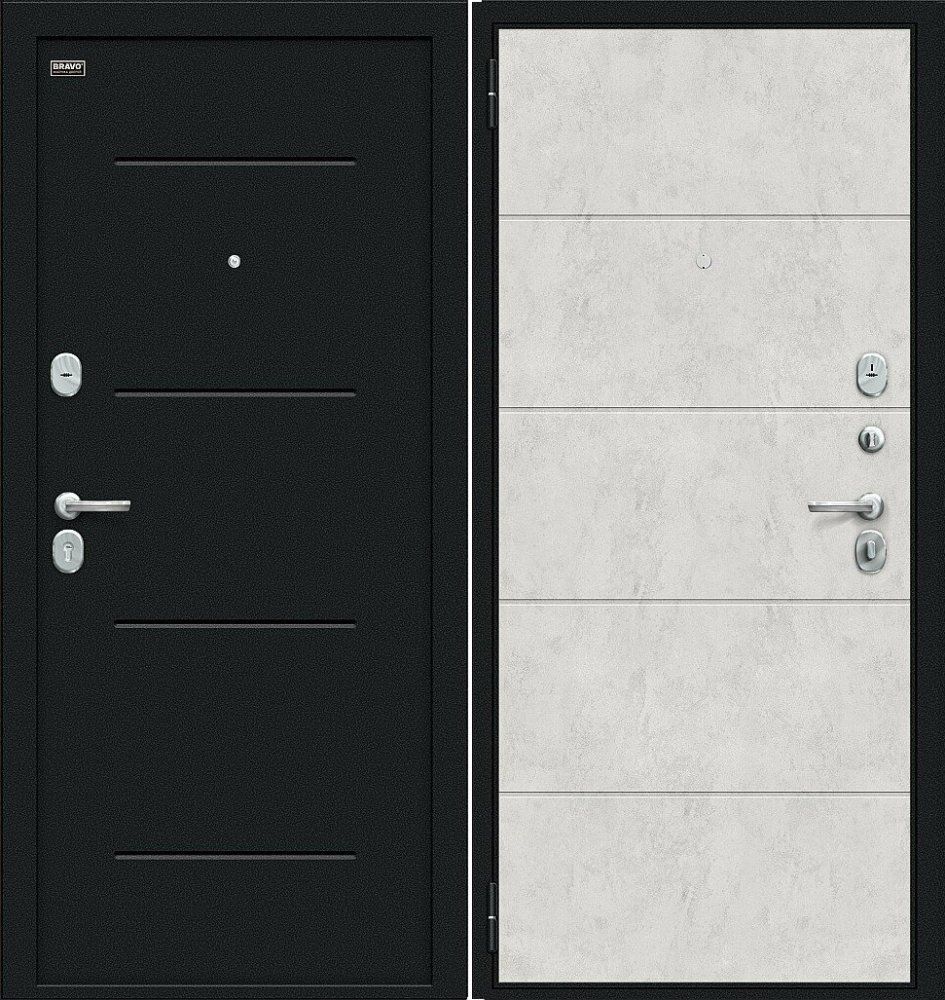 Дверь Браво Граффити-1 Инсайд Букле черное/Look Art DIS006756